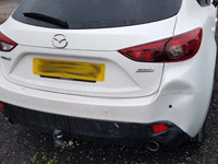 Image of customers car following accident
